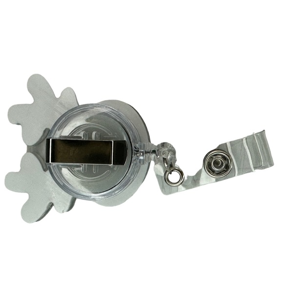 Reindeer Badge Reel Holder Christmas Holiday Gift Idea - Picture 6 of 7